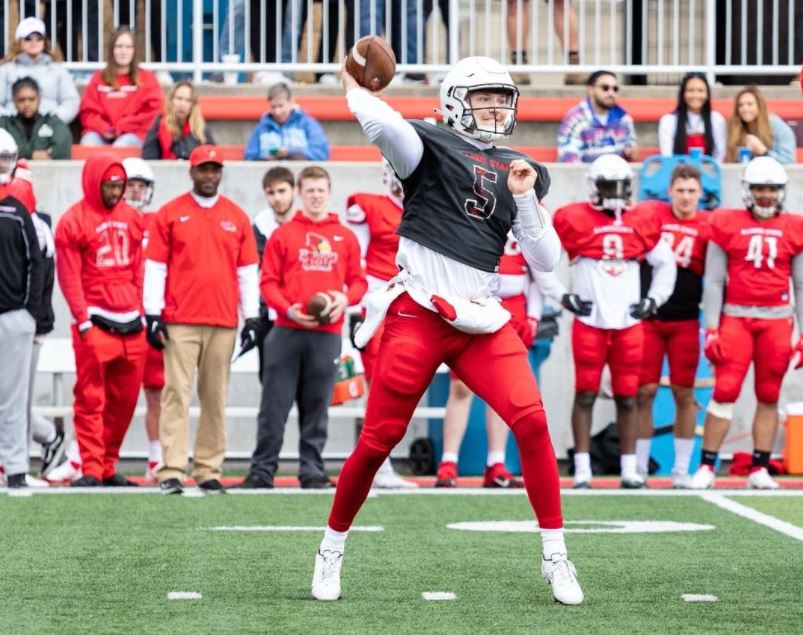 New QB Annexstad makes big impression on Illinois State head coach Brock Spack