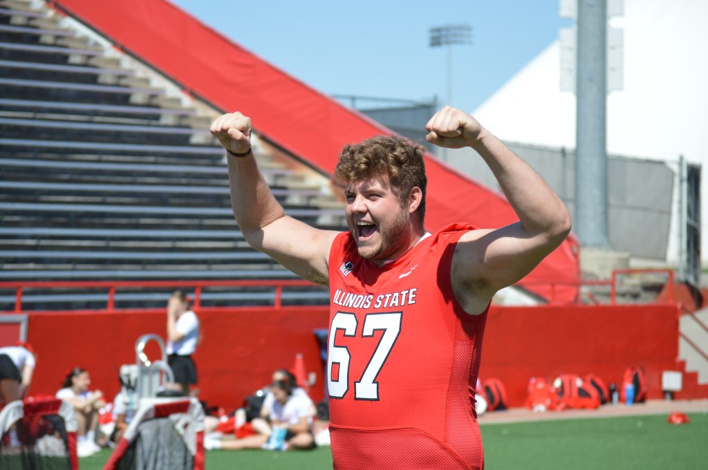 Revamped offensive line jells into cohesive, productive unit as Illinois State faces Villanova in FCS national&nbsp;semifinals