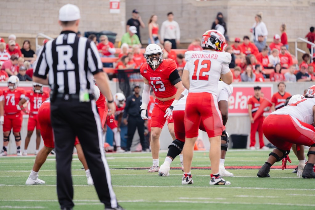 After earning a scholarship, Redbird LB Bauer vows to sharpen his&nbsp;game