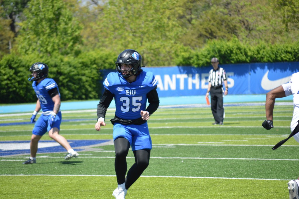 Eastern Illinois LB Engle proves to be ‘Swiss Army knife’ during spring&nbsp;practices