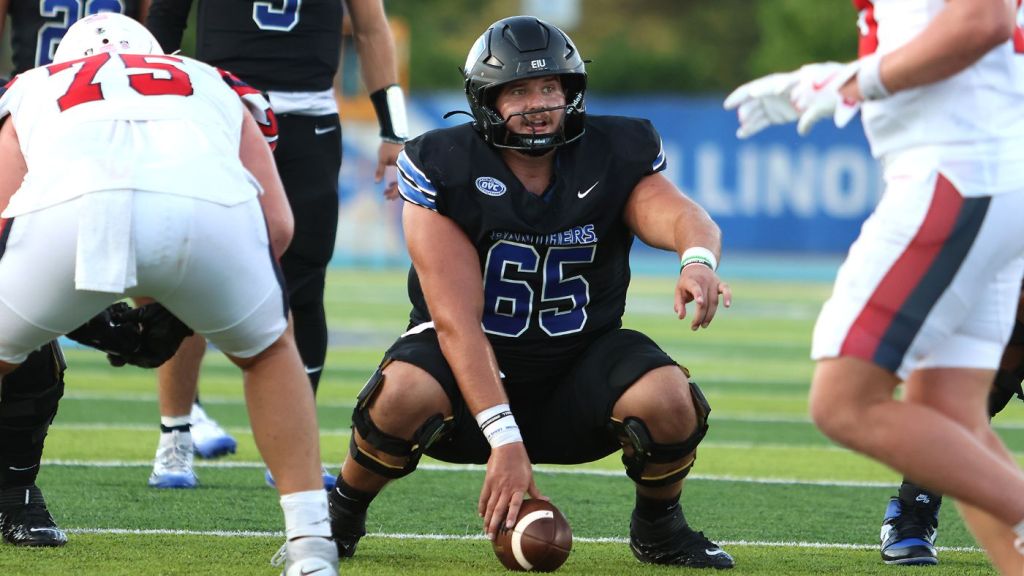 Moving the Chains with … Eastern Illinois offensive lineman Carson Fichtel